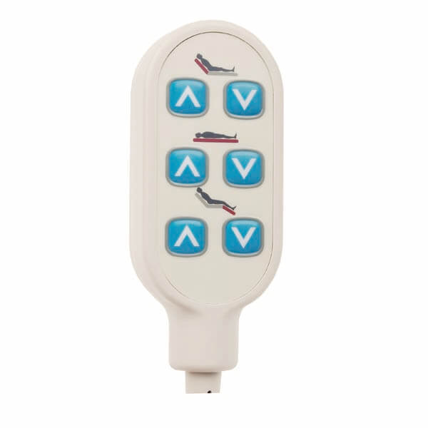 Anacom Medtek Bed Control, Hard, 6 button (head 1, 2, 7 / bed 5, 6, 8 / knee 3, 4, 7) R6002-087